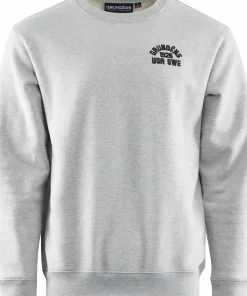 Grundéns Men's 1926 Crew Sweatshirt Lightgrey