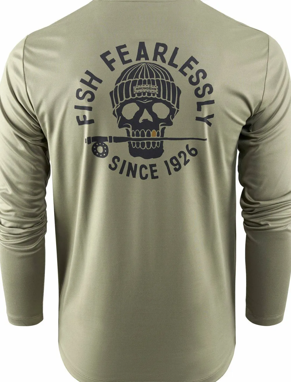 Grundéns Men's Deadstick Ls Tech Tee Forest Hot