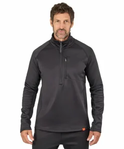 Grundéns Men's Grundies Thermal 1/2 Zip Black Outlet