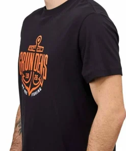 Best Men's Logo Anchor Short Sleeve T-Shirt Fiske