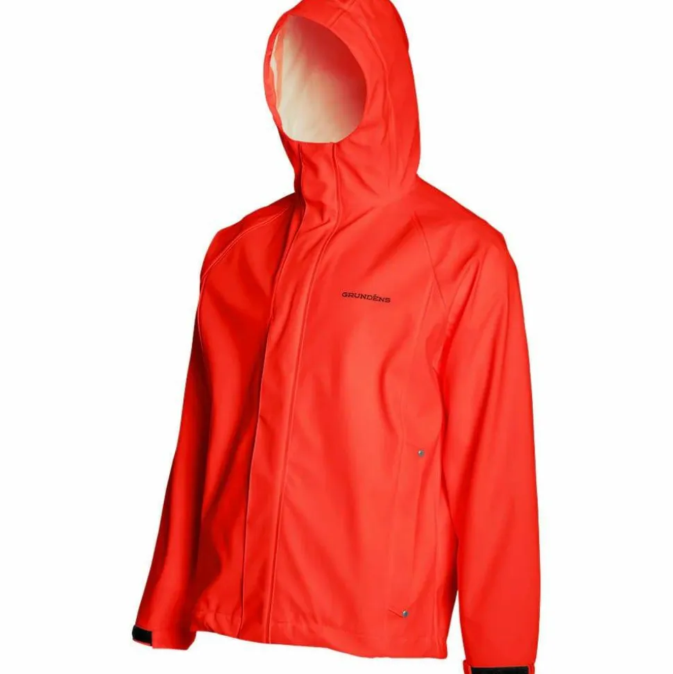 Grundéns Men's Neptune 319 Hooded Jacket Orange