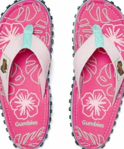 Gumbies Unisex Islander Blush Hibiscus