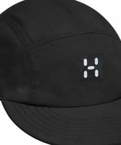 Haglöfs Brand Five Panel Cap True Black Solid Clearance