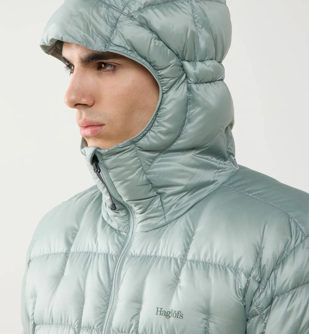 Haglöfs Men's Hede Down Hood Dew Green New