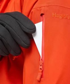 Haglöfs Men's Latnja GORE-TEX Insulated Jacket Tech Red Discount