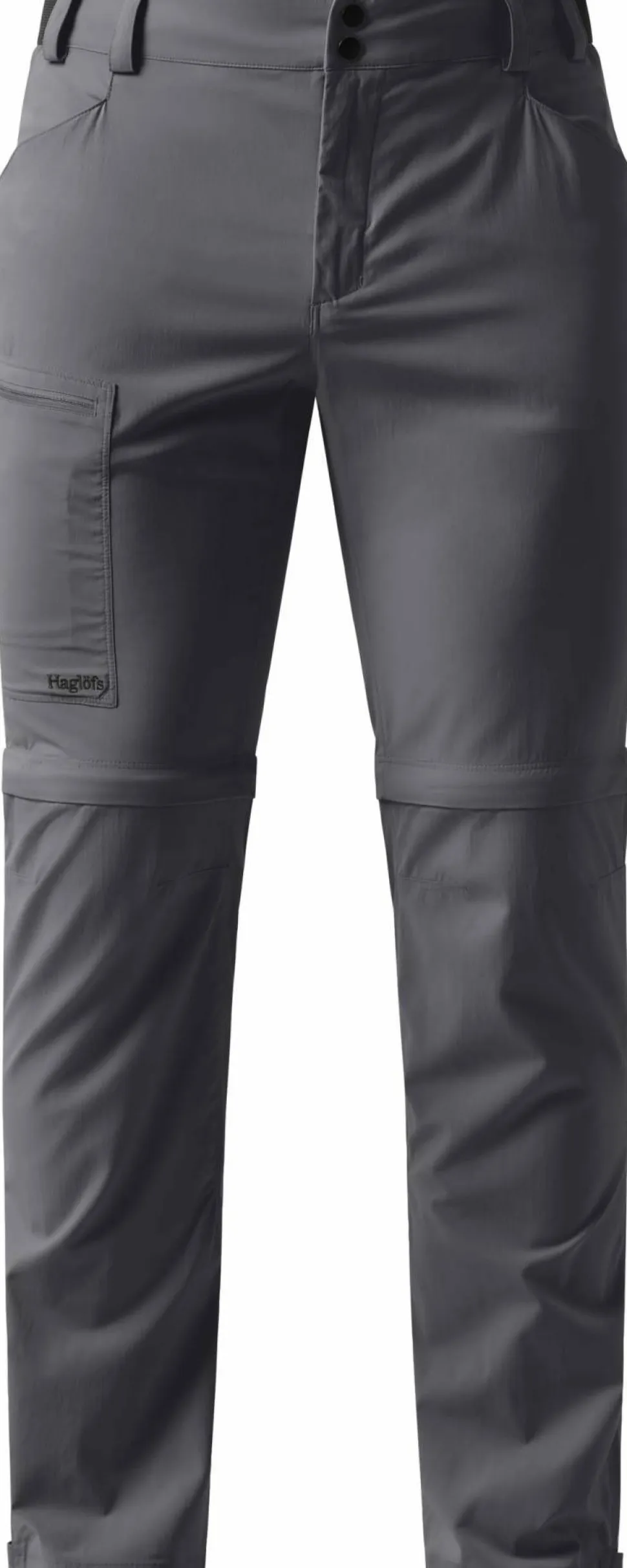 Haglöfs Men's Lite Standard Zip-Off II Pant Magnetite