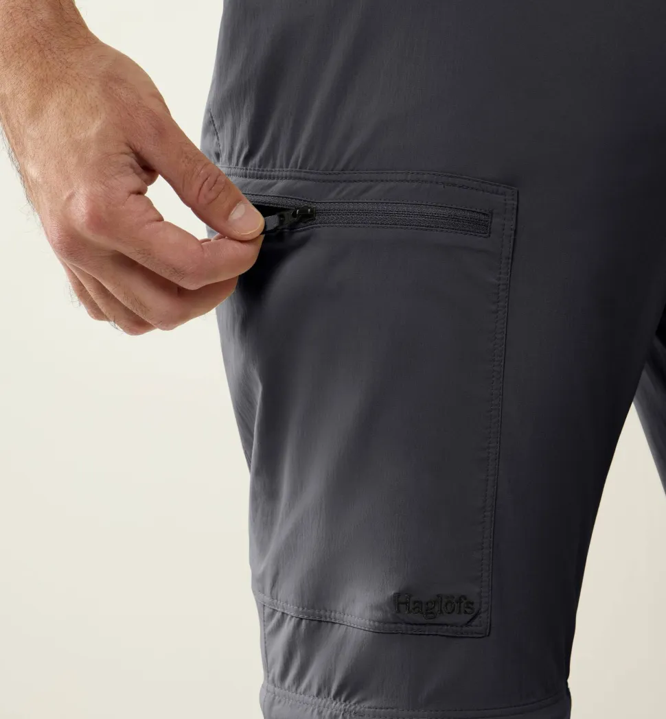 Haglöfs Men's Lite Standard Zip-Off II Pant Magnetite