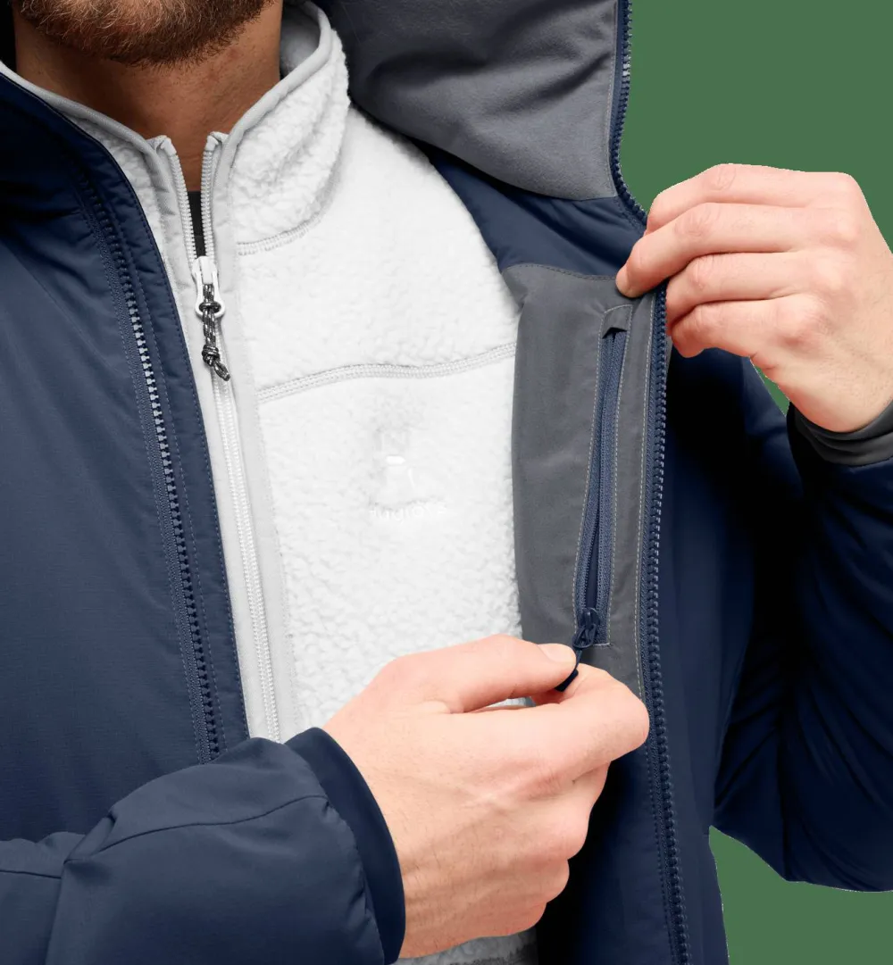 Haglöfs Men's Mimic Alert Hood Tarn Blue New