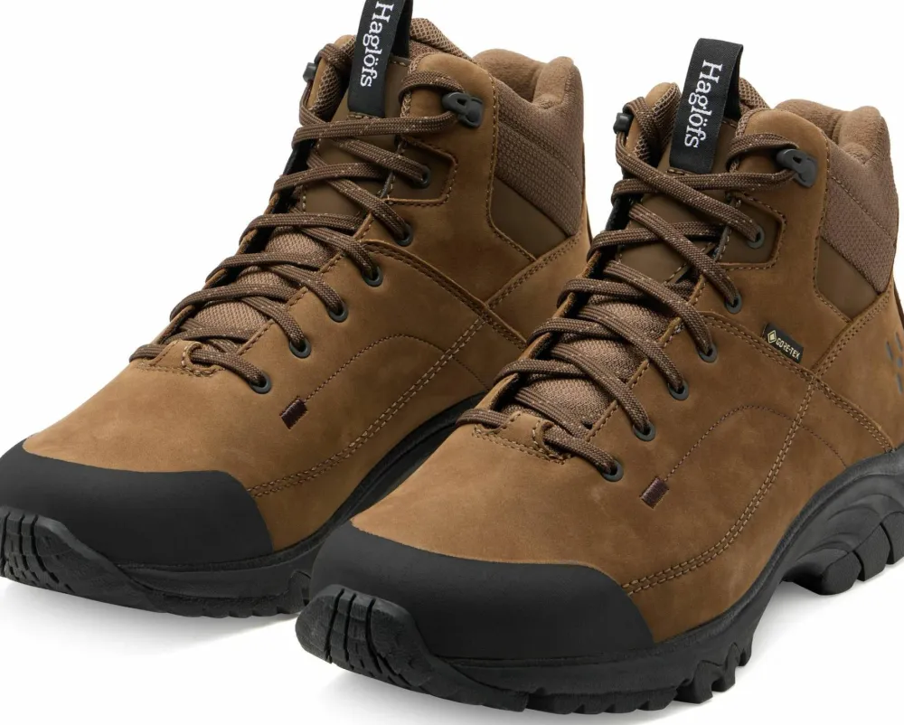 Haglöfs Men's Ridge GORE-TEX II Mid Teak Brown/true Black Outlet