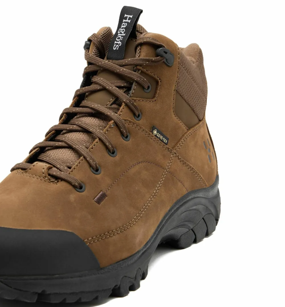 Haglöfs Men's Ridge GORE-TEX II Mid Teak Brown/true Black Outlet