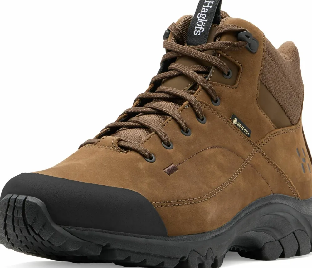 Haglöfs Men's Ridge GORE-TEX II Mid Teak Brown/true Black Outlet