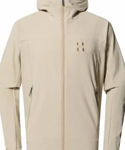Haglöfs Men's Rosson Softshell Hood Chalk Beige