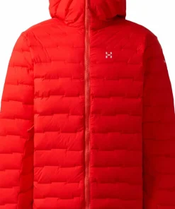 Haglöfs Men's Spitz Down Hood Tech Red Hot