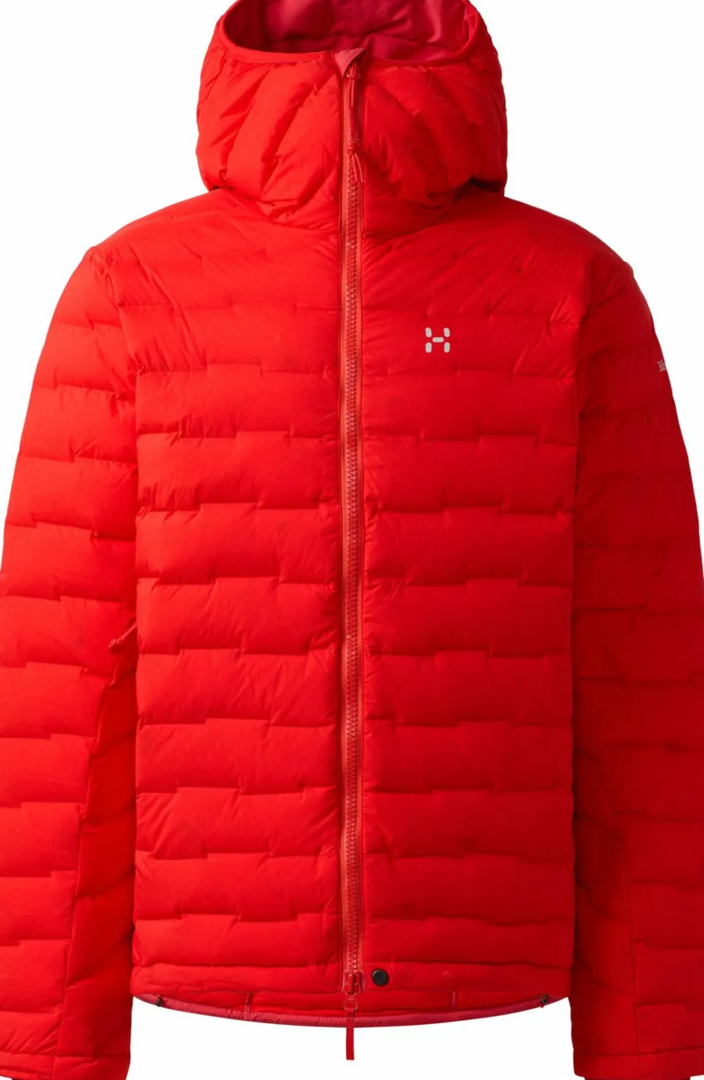 Haglöfs Men's Spitz Down Hood Tech Red Hot
