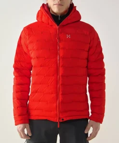 Haglöfs Men's Spitz Down Hood Tech Red Hot