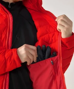 Haglöfs Men's Spitz Down Hood Tech Red Hot