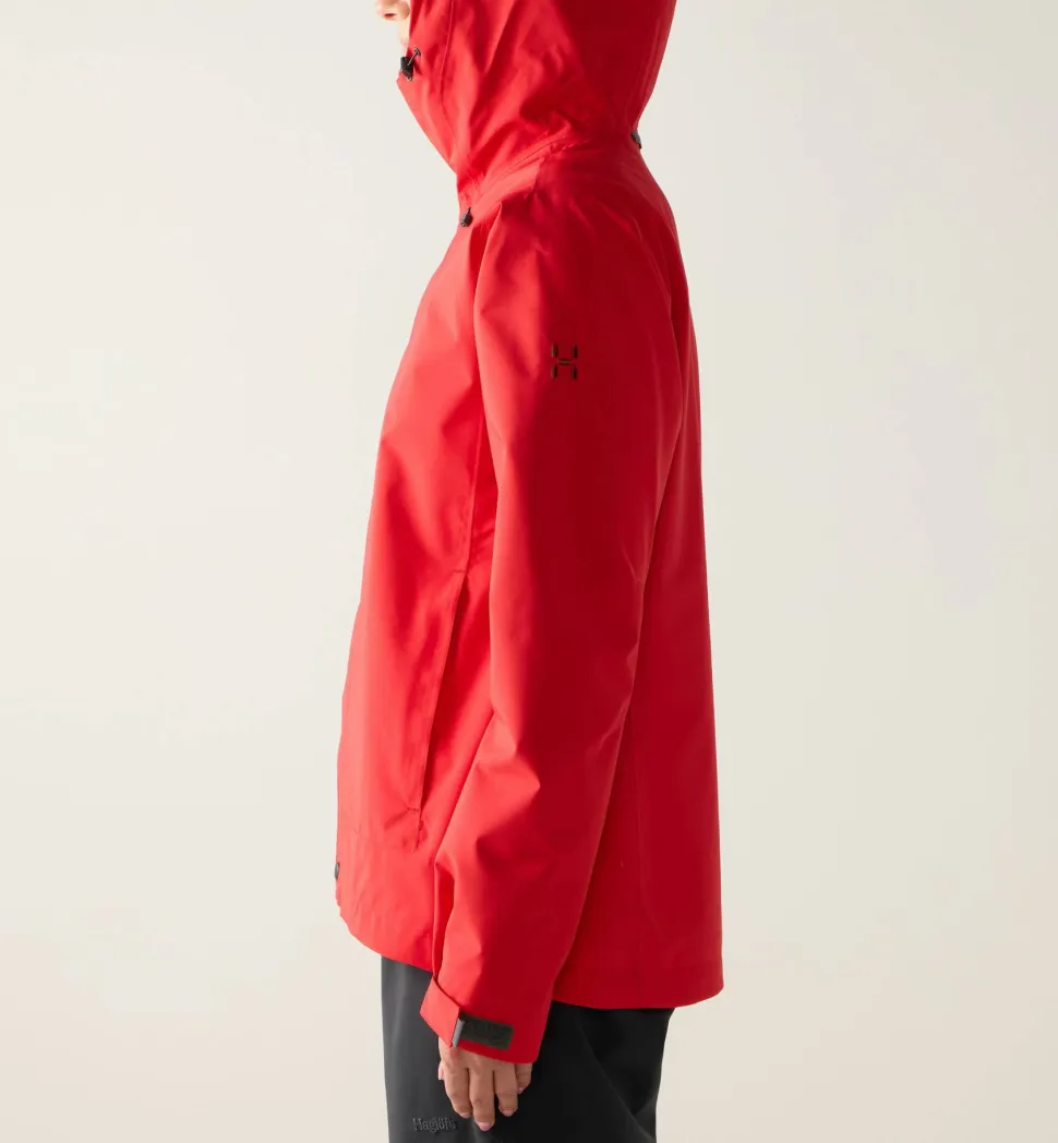 Haglöfs Women's Breeze Proof Jacket Bright Red