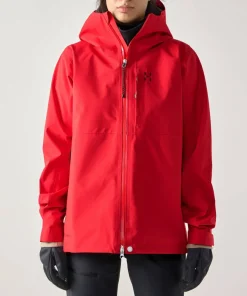Haglöfs Women's Front Proof II Jacket Bright Red New