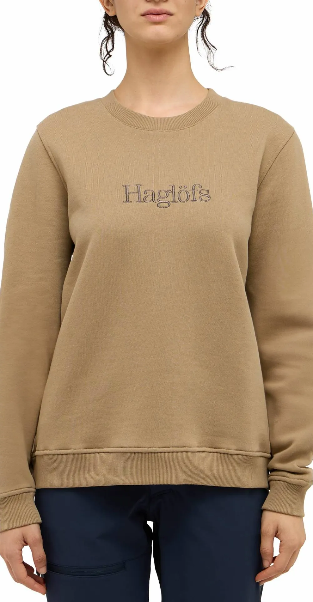 Haglöfs Women's Crewneck Oak Brown Discount