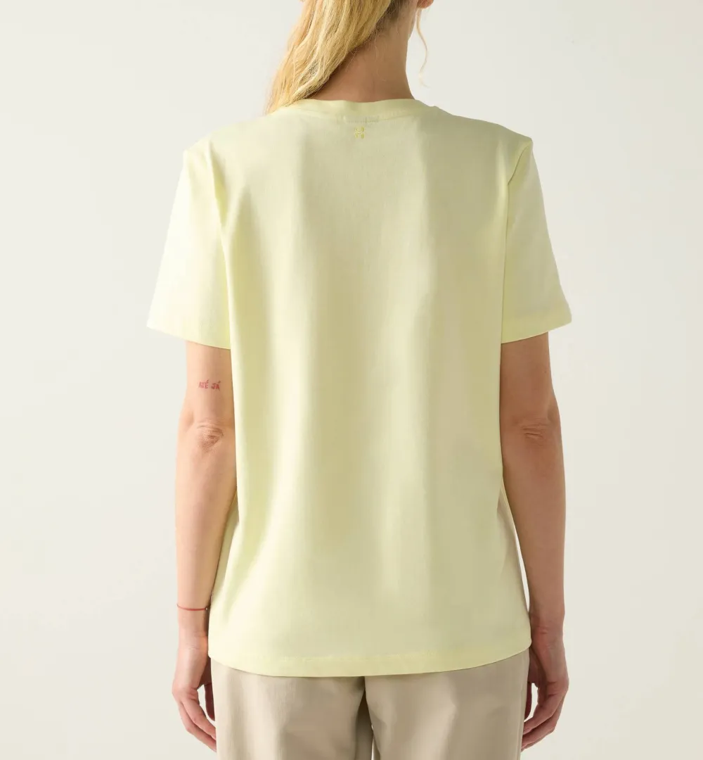 Haglöfs Women's Tee Yellow Rise Clearance