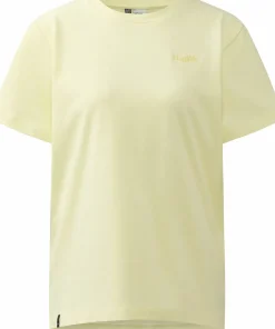 Haglöfs Women's Tee Yellow Rise Clearance