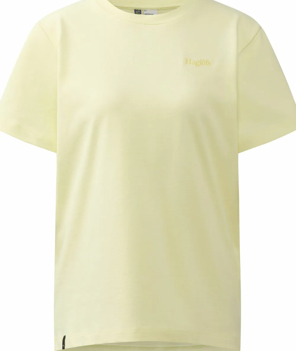 Haglöfs Women's Tee Yellow Rise Clearance