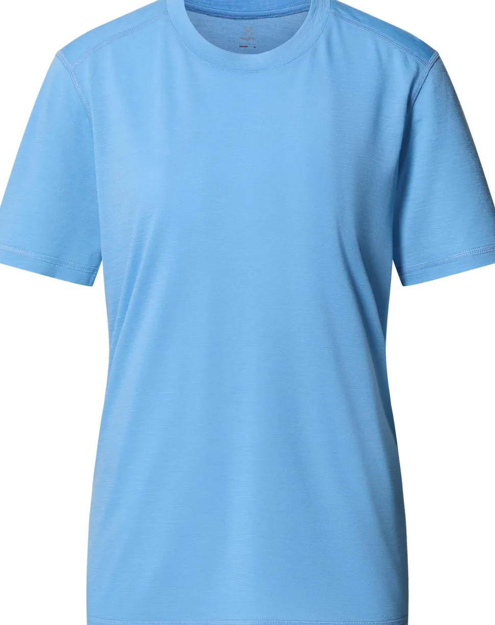 Haglöfs Women's Kaise Wool Tee Sky Blue