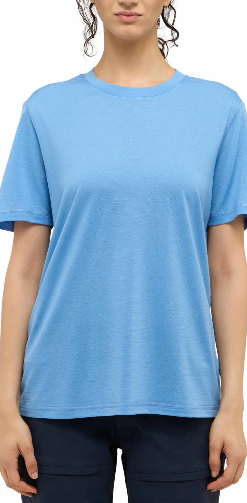 Haglöfs Women's Kaise Wool Tee Sky Blue