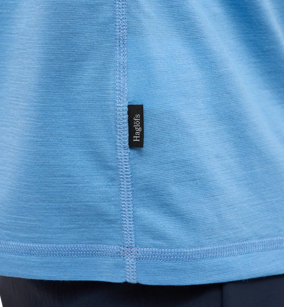 Haglöfs Women's Kaise Wool Tee Sky Blue