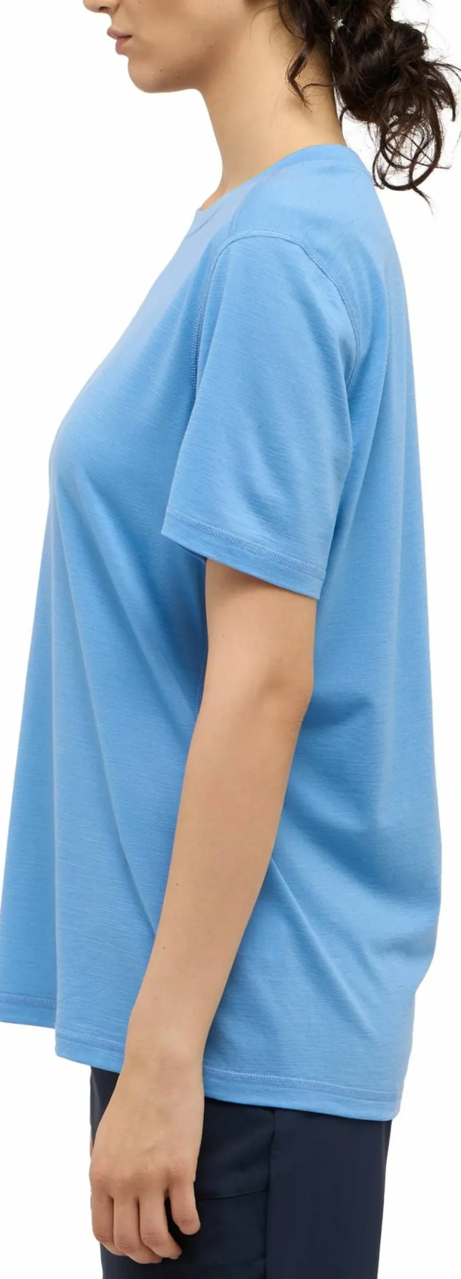 Haglöfs Women's Kaise Wool Tee Sky Blue
