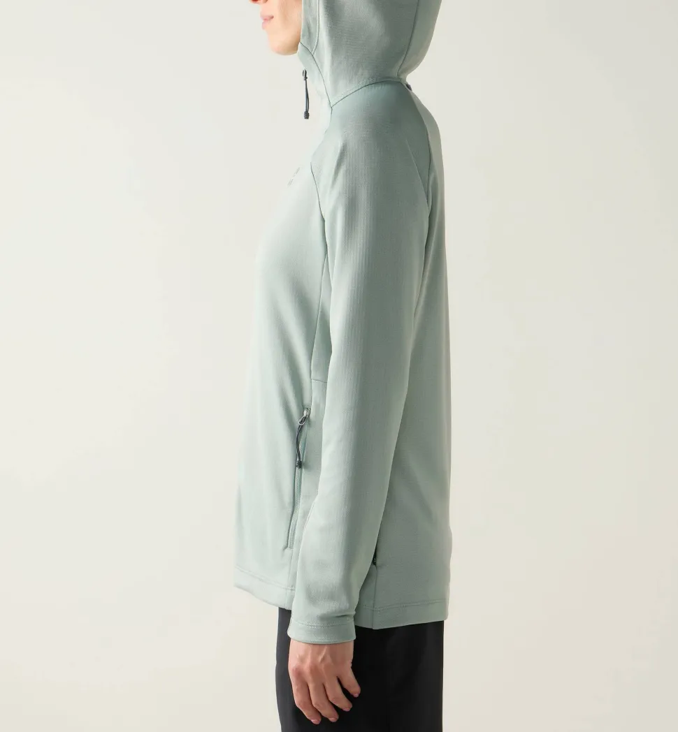 Haglöfs Women's Korp Mid Hood Dew Green