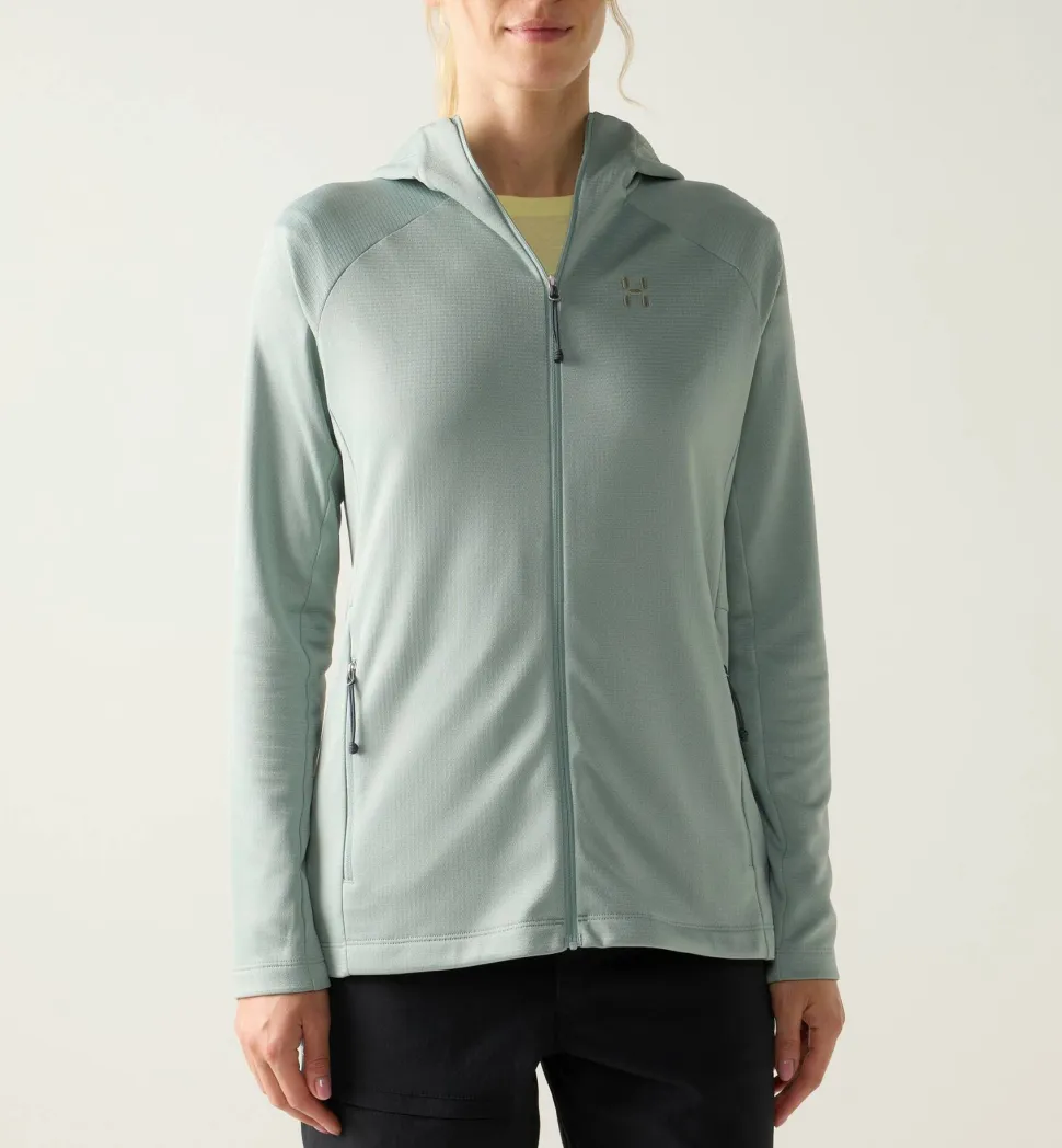 Haglöfs Women's Korp Mid Hood Dew Green