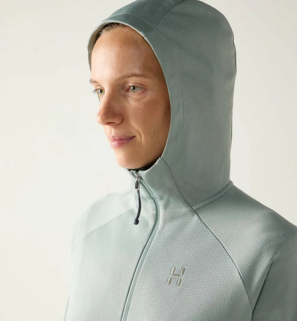 Haglöfs Women's Korp Mid Hood Dew Green