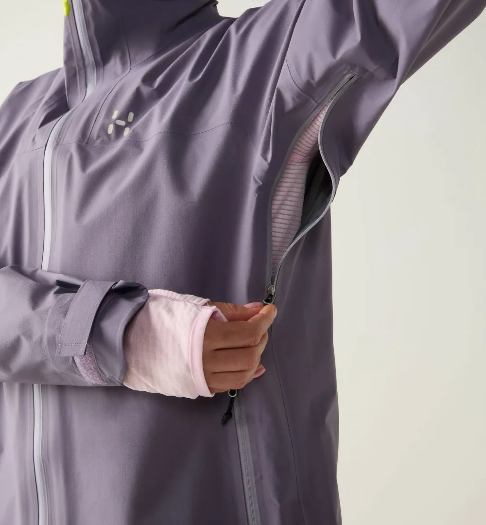 Haglöfs Women's L.I.M Airak GORE-TEX Jacket Purple Fog Clearance