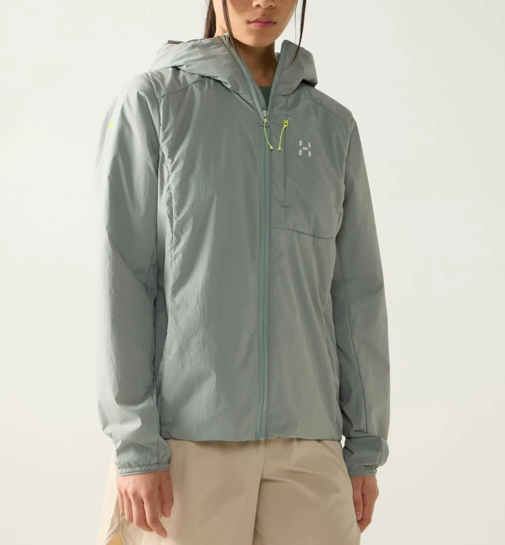 Haglöfs Women's L.I.M Mimic Barrier Hood Dew Green Hot