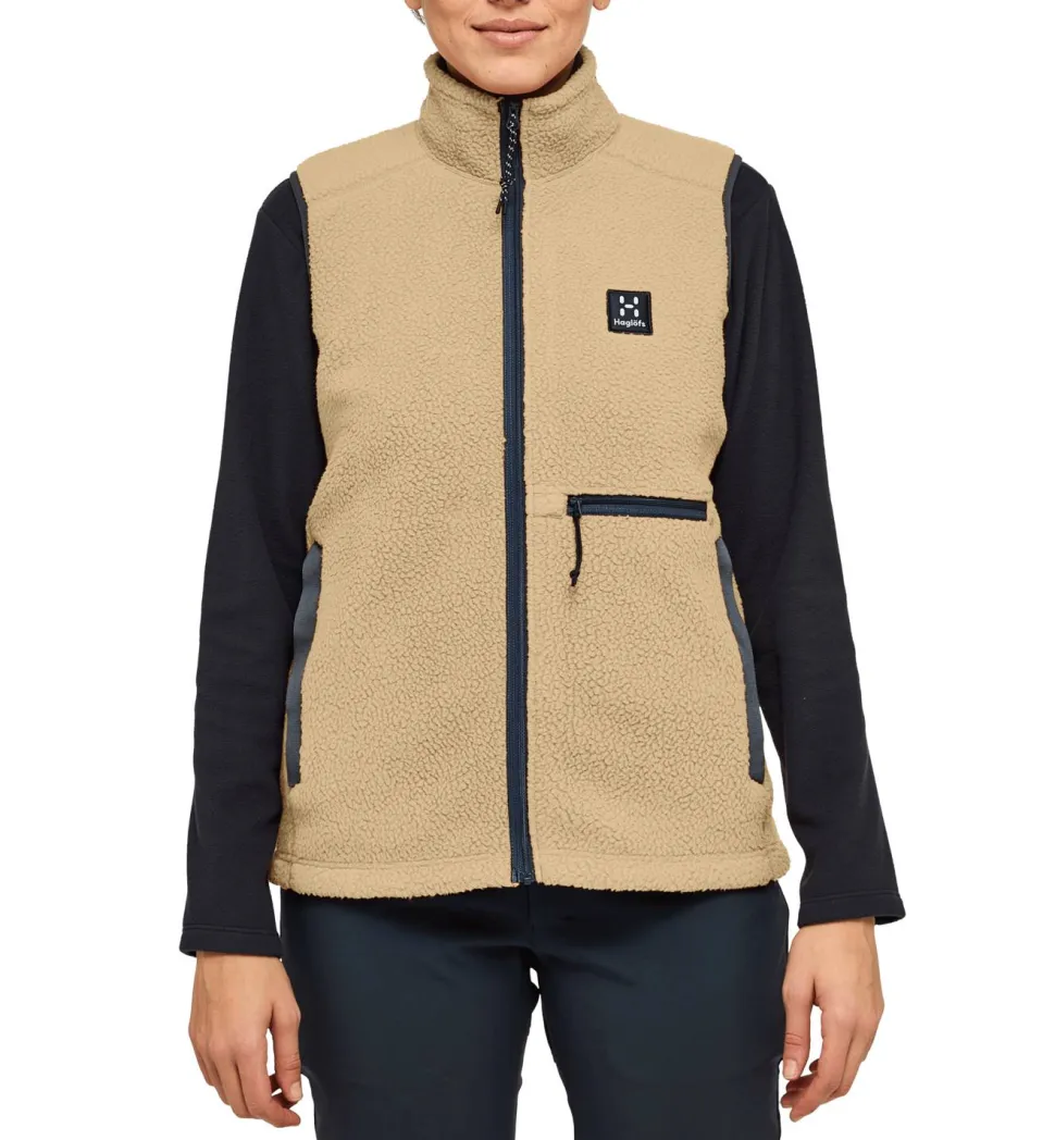 Haglöfs Women's Malung Pile Vest Sand