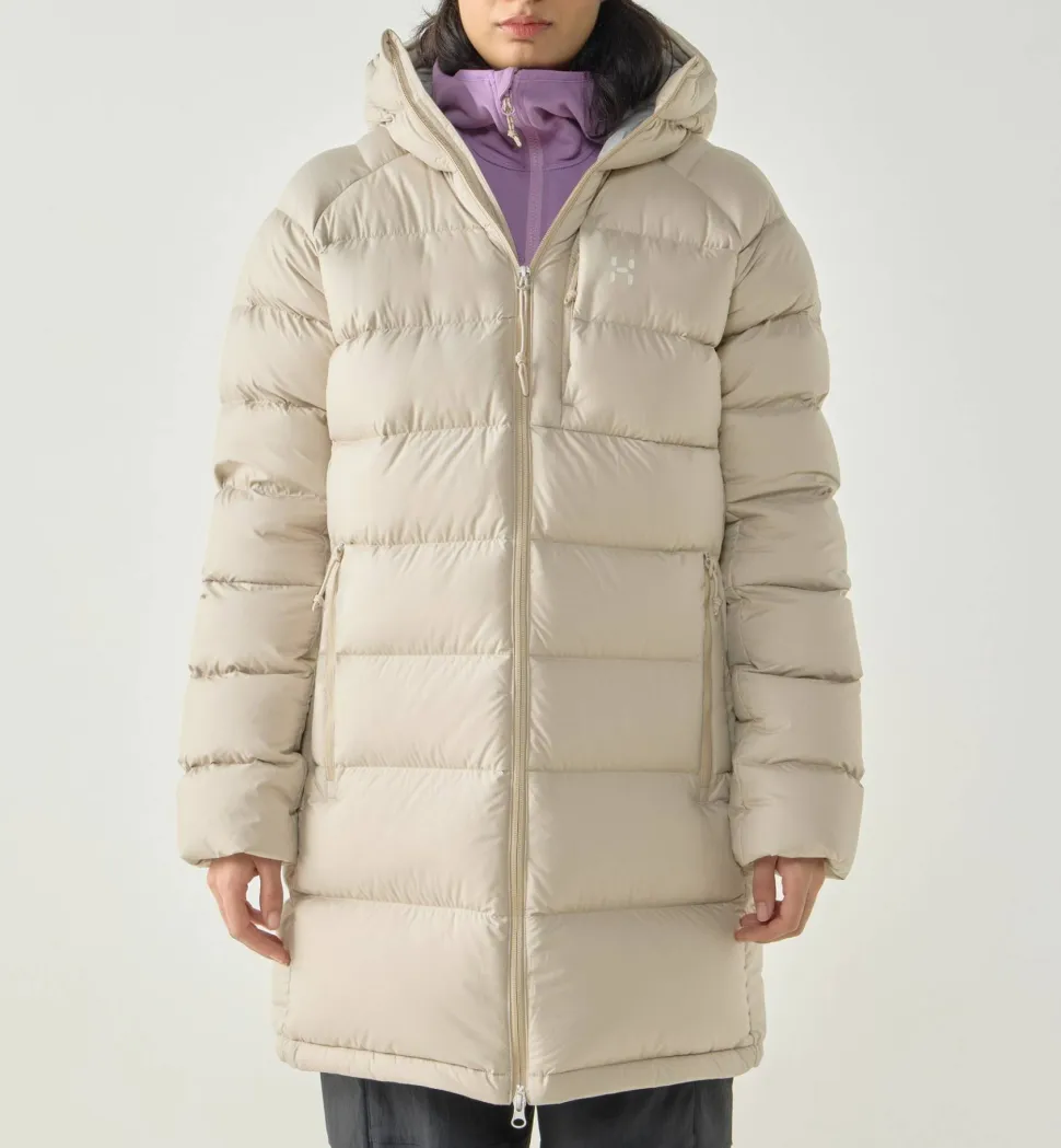 Haglöfs Women's Rosson Down Parka Chalk Beige