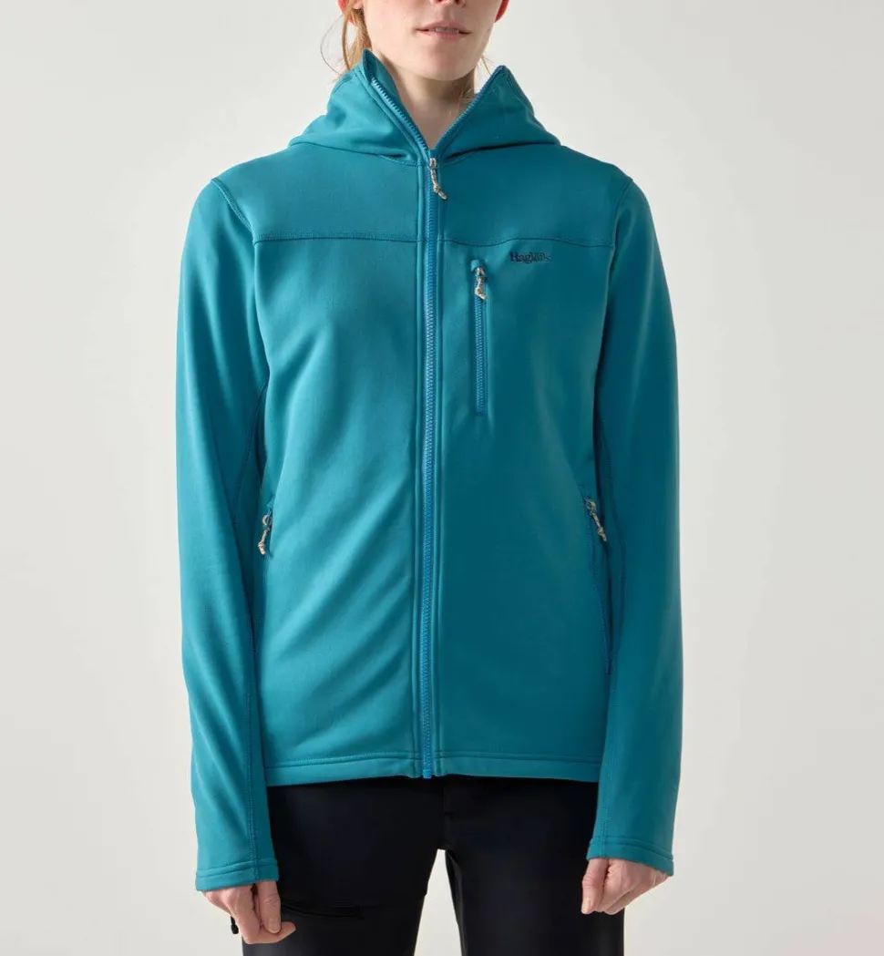 Haglöfs Women's Rosson Mid Hood Mountain Teal