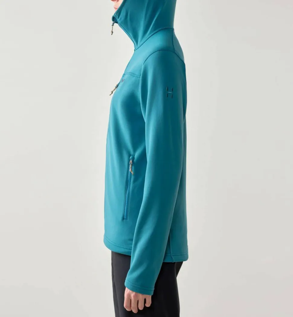 Haglöfs Women's Rosson Mid Hood Mountain Teal