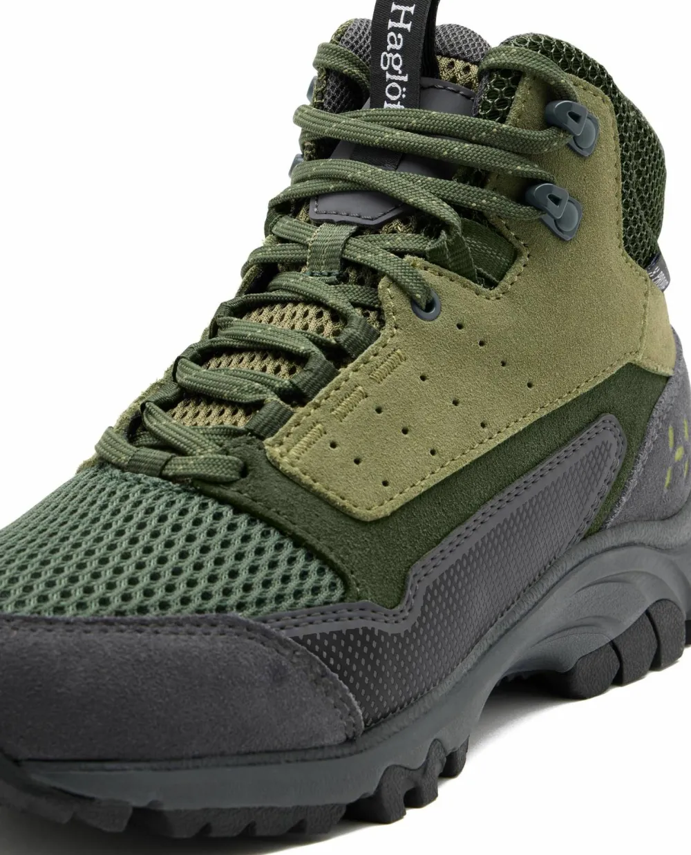 Haglöfs Women's Rosson Proof Mid Magnetite/olive Green Best