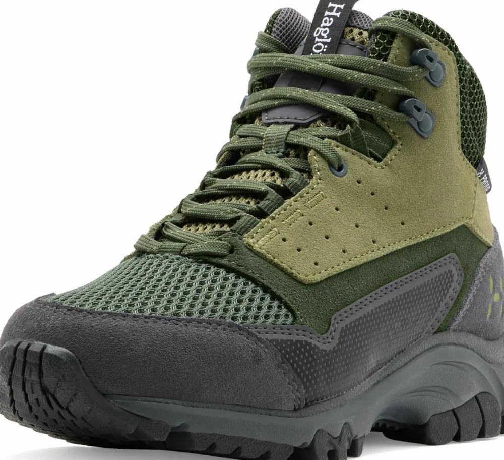 Haglöfs Women's Rosson Proof Mid Magnetite/olive Green Best