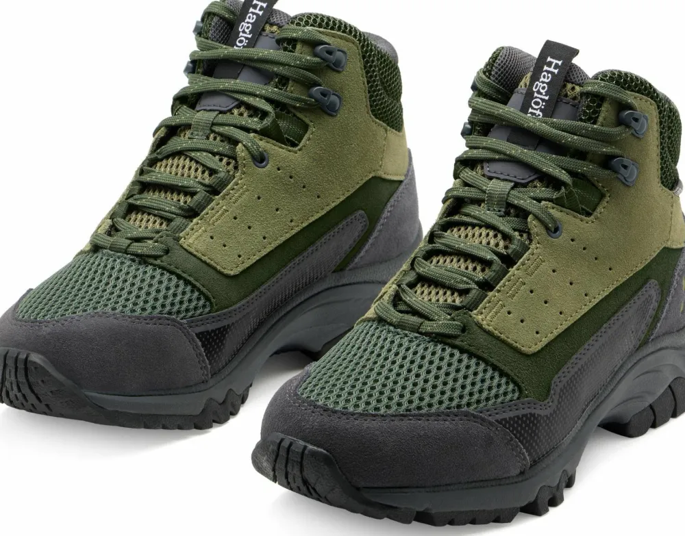 Haglöfs Women's Rosson Proof Mid Magnetite/olive Green Best