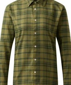 Haglöfs Women’s Virke Flannel Shirt Seaweed Green/olive Green