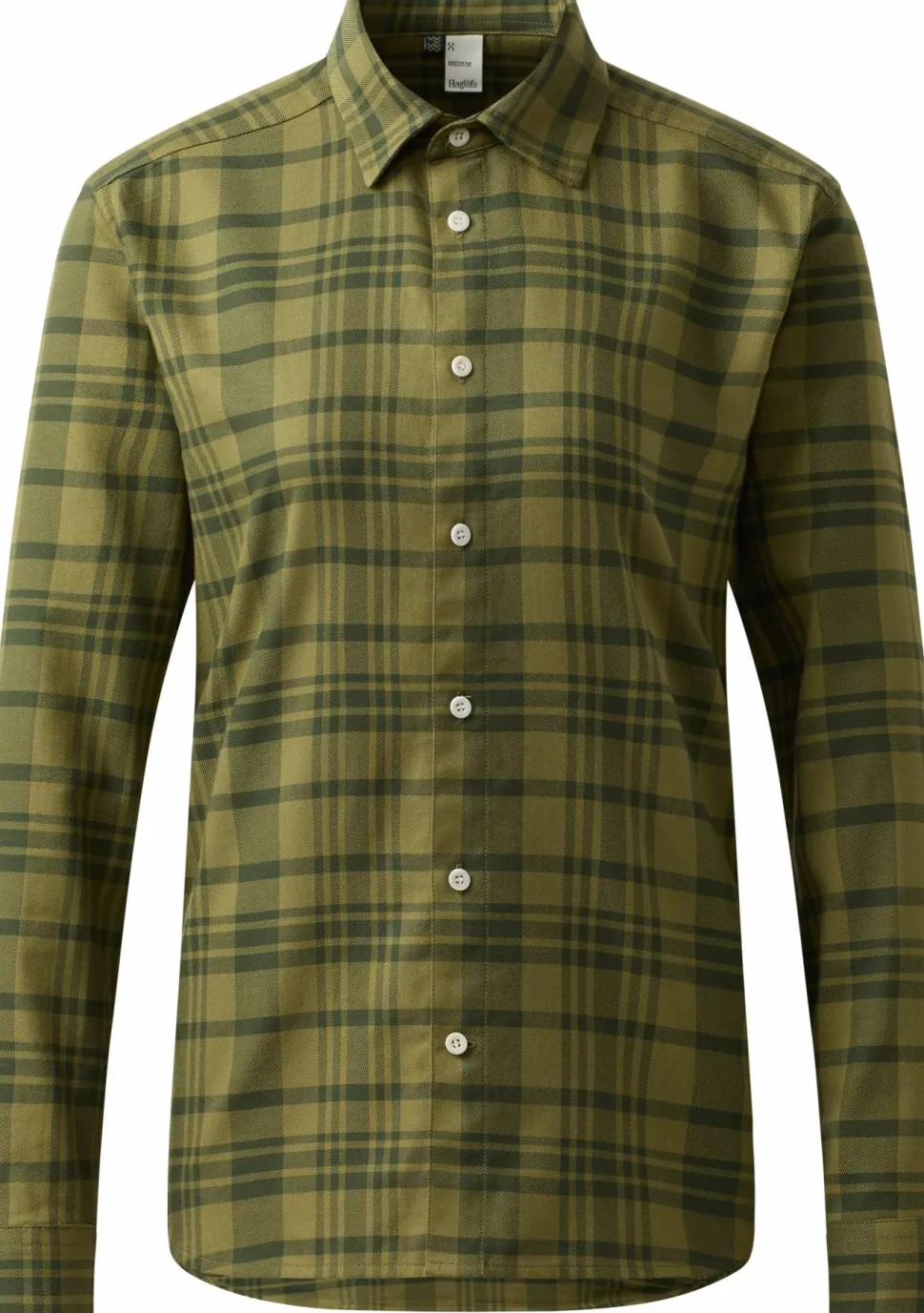 Haglöfs Women’s Virke Flannel Shirt Seaweed Green/olive Green