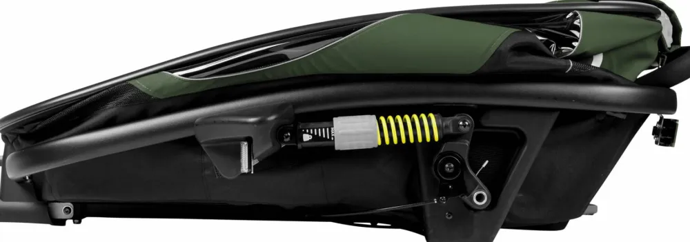Hamax Outback (+ Bicycle Arm & Stroller Wheel) Green/black Outlet