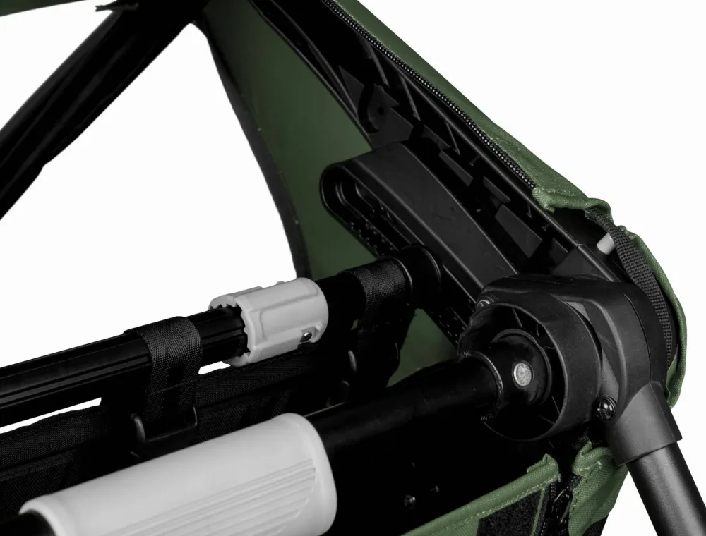 Hamax Outback (+ Bicycle Arm & Stroller Wheel) Green/black Outlet