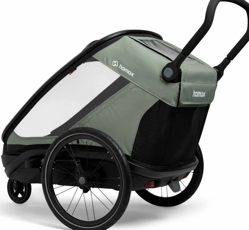 Hamax Outback Next Bicycle Trailer Green/black