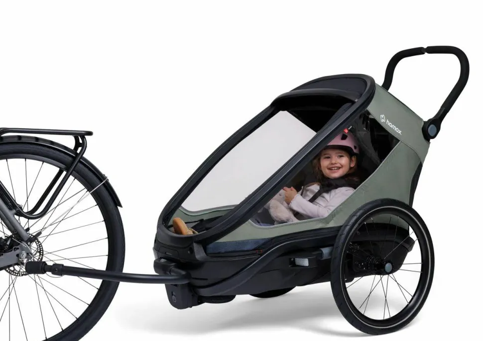 Hamax Outback Next Bicycle Trailer Green/black