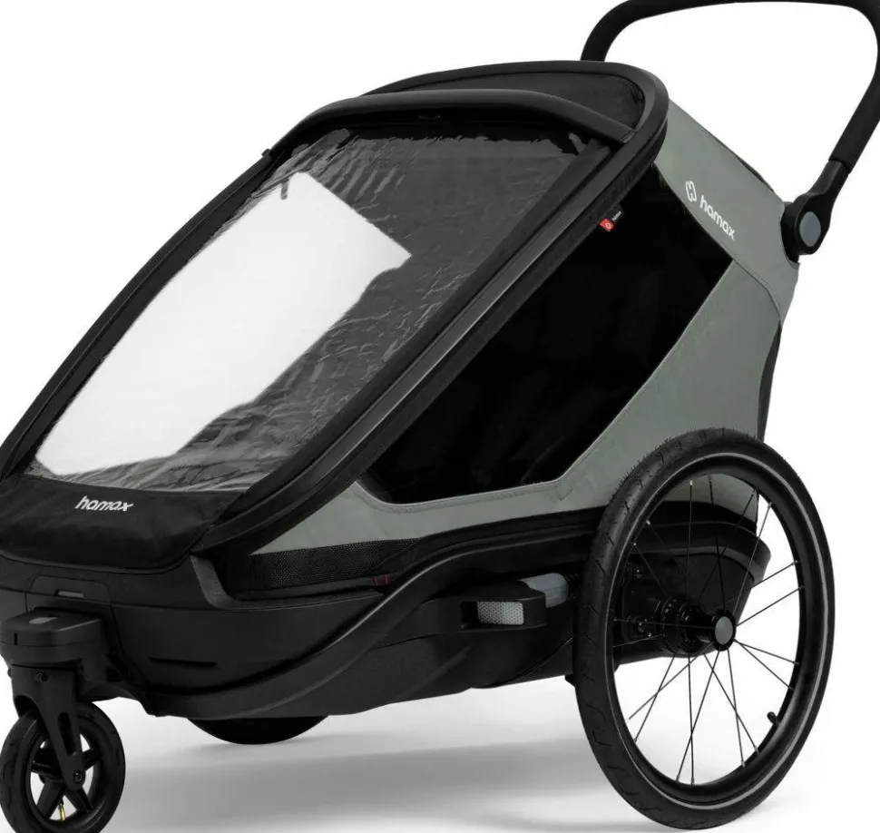 Hamax Outback Next Bicycle Trailer Green/black