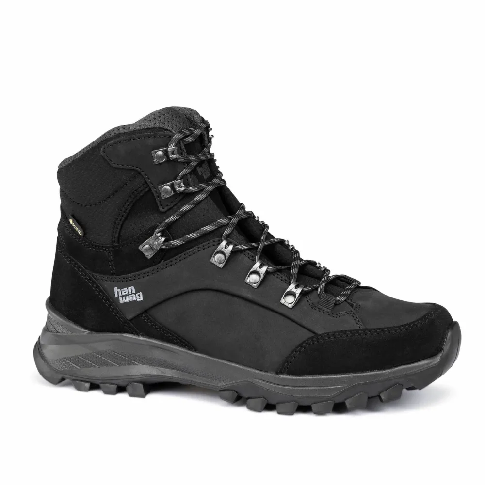 Hanwag Men's Banks Gore-Tex Black/Asphalt Best